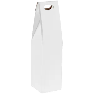 Коробка для бутылки Vinci, белая заказать онлайн со своим дизайном в РПК КБ с доставкой и скидками