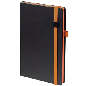 Ежедневник Ton Black, недатированный, черный с оранжевым заказать онлайн со своим дизайном в РПК КБ с доставкой и скидками