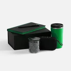 Набор Nice Twice Underway, черный с зеленым заказать онлайн со своим дизайном в РПК КБ с доставкой и скидками