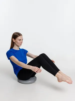 Массажная балансировочная подушка Balansa, серая заказать онлайн со своим дизайном в РПК КБ с доставкой и скидками