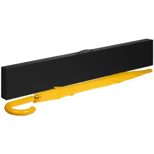 Коробка самосборная Rainmate для зонта-трости, черная, с черной ручкой заказать онлайн со своим дизайном в РПК КБ с доставкой и скидками