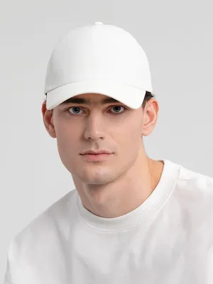 Бейсболка Kosmos, белая заказать онлайн со своим дизайном в РПК КБ с доставкой и скидками
