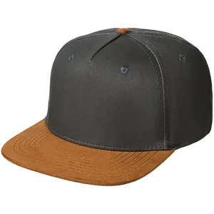 Бейсболка Foreside с прямым козырьком, серая с коричневым заказать онлайн со своим дизайном в РПК КБ с доставкой и скидками