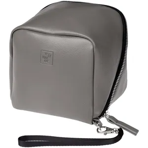 Дорожная косметичка Cubo, серая с логотипом заказать онлайн со своим дизайном в РПК КБ с доставкой и скидками