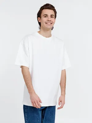 Футболка оверсайз унисекс Big Haul, молочно-белая заказать онлайн со своим дизайном в РПК КБ с доставкой и скидками