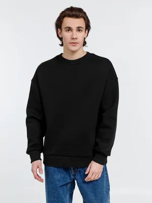 Свитшот оверсайз унисекс True Self, черный заказать онлайн со своим дизайном в РПК КБ с доставкой и скидками