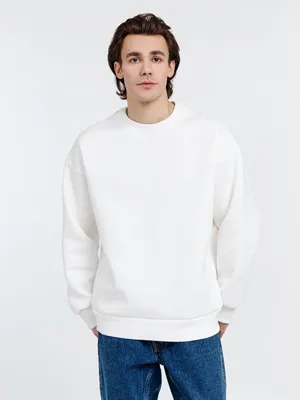 Свитшот оверсайз унисекс True Self, молочно-белый заказать онлайн со своим дизайном в РПК КБ с доставкой и скидками