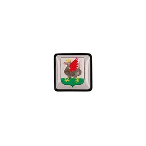 Шильдик на резинку с наклейкой «Казань», черный заказать онлайн со своим дизайном в РПК КБ с доставкой и скидками