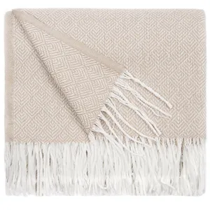 Плед «Капри», бежевый заказать онлайн со своим дизайном в РПК КБ с доставкой и скидками