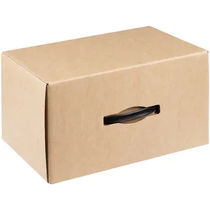 Коробка Matter High Light, крафт с черной ручкой заказать онлайн со своим дизайном в РПК КБ с доставкой и скидками