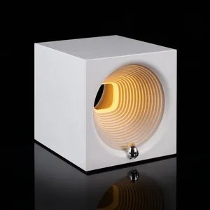 Bluetooth-колонка с подсветкой Volumetric, белая заказать онлайн со своим дизайном в РПК КБ с доставкой и скидками