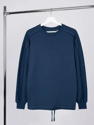 Свитшот унисекс Vozduh, темно-синий заказать онлайн со своим дизайном в РПК КБ с доставкой и скидками