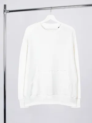 Свитшот оверсайз унисекс Vozduh, молочно-белый заказать онлайн со своим дизайном в РПК КБ с доставкой и скидками