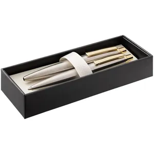 Набор из механического карандаша и ручки Poetica, золотистый заказать онлайн со своим дизайном в РПК КБ с доставкой и скидками