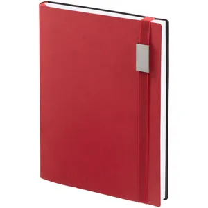 Ежедневник Vivian Metal, недатированный, красный заказать онлайн со своим дизайном в РПК КБ с доставкой и скидками