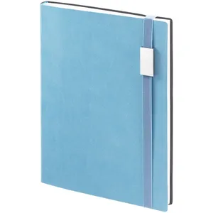 Ежедневник Vivian Metal, недатированный, голубой заказать онлайн со своим дизайном в РПК КБ с доставкой и скидками