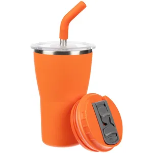 Термостакан Sapporo без логотипа, оранжевый заказать онлайн со своим дизайном в РПК КБ с доставкой и скидками