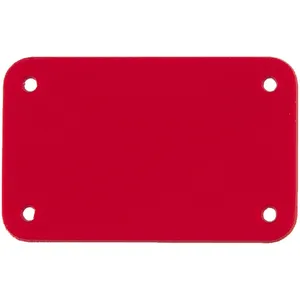 Лейбл из ПВХ Kreta, S, красный заказать онлайн со своим дизайном в РПК КБ с доставкой и скидками