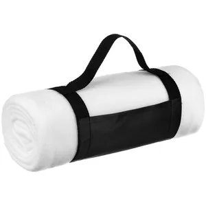 Дорожный плед Voyager 2, белый заказать онлайн со своим дизайном в РПК КБ с доставкой и скидками