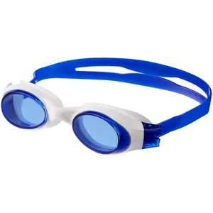 Очки для плавания Swimatic, синие с белым заказать онлайн со своим дизайном в РПК КБ с доставкой и скидками