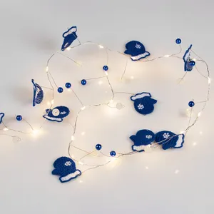 Гирлянда Merry Mittens, синяя заказать онлайн со своим дизайном в РПК КБ с доставкой и скидками