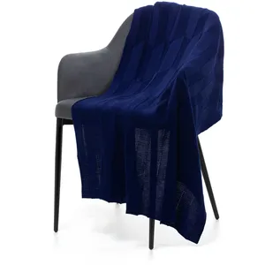 Плед Rombus, темно-синий (сапфир) заказать онлайн со своим дизайном в РПК КБ с доставкой и скидками