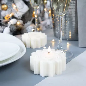 Свеча Snowflame 1, белая, 8 см заказать онлайн со своим дизайном в РПК КБ с доставкой и скидками