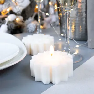 Свеча Snowflame 2, белая, 8 см заказать онлайн со своим дизайном в РПК КБ с доставкой и скидками
