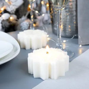 Свеча Snowflame 3, белая, 8 см заказать онлайн со своим дизайном в РПК КБ с доставкой и скидками