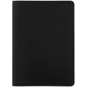 Обложка для паспорта Shall Simple, черный заказать онлайн со своим дизайном в РПК КБ с доставкой и скидками