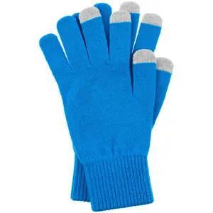 Перчатки сенсорные Urban Flow, ярко-голубые заказать онлайн со своим дизайном в РПК КБ с доставкой и скидками