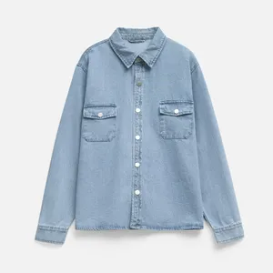 Заказать Куртка джинсовая O3, голубая, размер 3XL/4XL с доставкой и скидками
