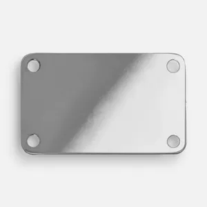 Шильдик металлический Furo, серебристый глянцевый заказать онлайн со своим дизайном в РПК КБ с доставкой и скидками
