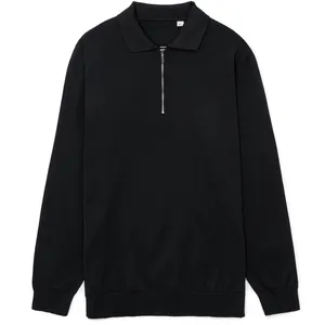 Заказать Рубашка поло мужская с длинным рукавом Terrazzo, черная, размер 2XL/3XL с доставкой и скидками