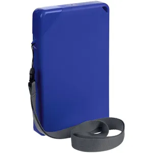 Плоская бутылка для воды Flacon, синяя заказать онлайн со своим дизайном в РПК КБ с доставкой и скидками