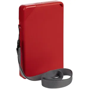 Плоская бутылка для воды Flacon, красная заказать онлайн со своим дизайном в РПК КБ с доставкой и скидками