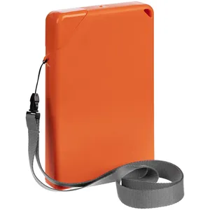 Плоская бутылка для воды Flacon, оранжевая заказать онлайн со своим дизайном в РПК КБ с доставкой и скидками