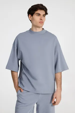 Футболка оверсайз унисекс T9, серая заказать онлайн со своим дизайном в РПК КБ с доставкой и скидками