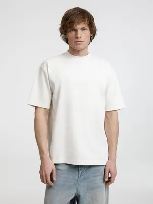 Футболка оверсайз унисекс Sideline, молочно-белая заказать онлайн со своим дизайном в РПК КБ с доставкой и скидками