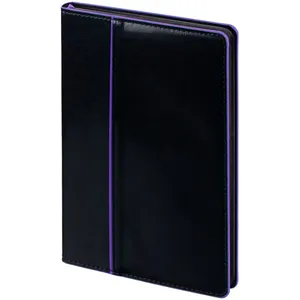 Ежедневник Alanis, недатированный, черный с фиолетовым заказать онлайн со своим дизайном в РПК КБ с доставкой и скидками