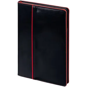 Ежедневник Alanis, недатированный, черный с красным заказать онлайн со своим дизайном в РПК КБ с доставкой и скидками