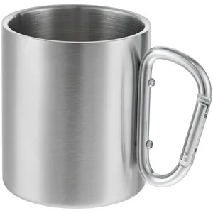 Кружка Trek, с серебристой ручкой-карабином заказать онлайн со своим дизайном в РПК КБ с доставкой и скидками