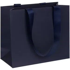 Пакет бумажный Manilla S, синий заказать онлайн со своим дизайном в РПК КБ с доставкой и скидками