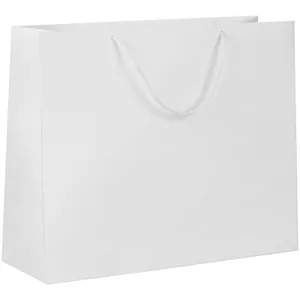 Пакет бумажный с ламинацией Lami Tote L, белый заказать онлайн со своим дизайном в РПК КБ с доставкой и скидками