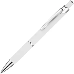 Ручка шариковая Chromos Soft Touch, белая заказать онлайн со своим дизайном в РПК КБ с доставкой и скидками