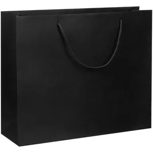 Пакет бумажный Arc L, черный заказать онлайн со своим дизайном в РПК КБ с доставкой и скидками