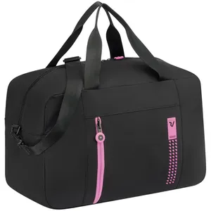 Сумка дорожная Compact Neon, черная с розовым заказать онлайн со своим дизайном в РПК КБ с доставкой и скидками