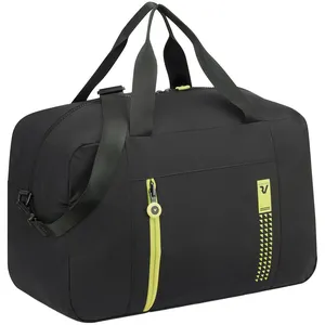 Сумка дорожная Compact Neon, черная с зеленым заказать онлайн со своим дизайном в РПК КБ с доставкой и скидками