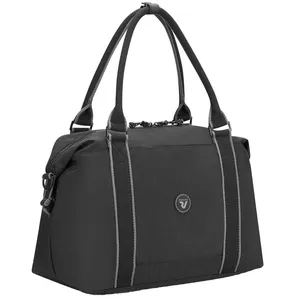 Сумка дорожная Rolling, черная заказать онлайн со своим дизайном в РПК КБ с доставкой и скидками