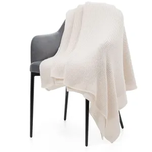 Плед Knitly, белый заказать онлайн со своим дизайном в РПК КБ с доставкой и скидками